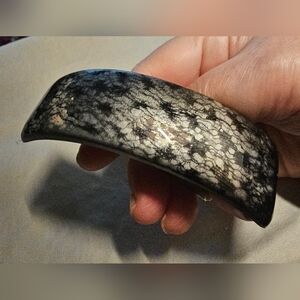 Elegant Black and Gray Woman's Hair Clip, PRICED TO SELL!
